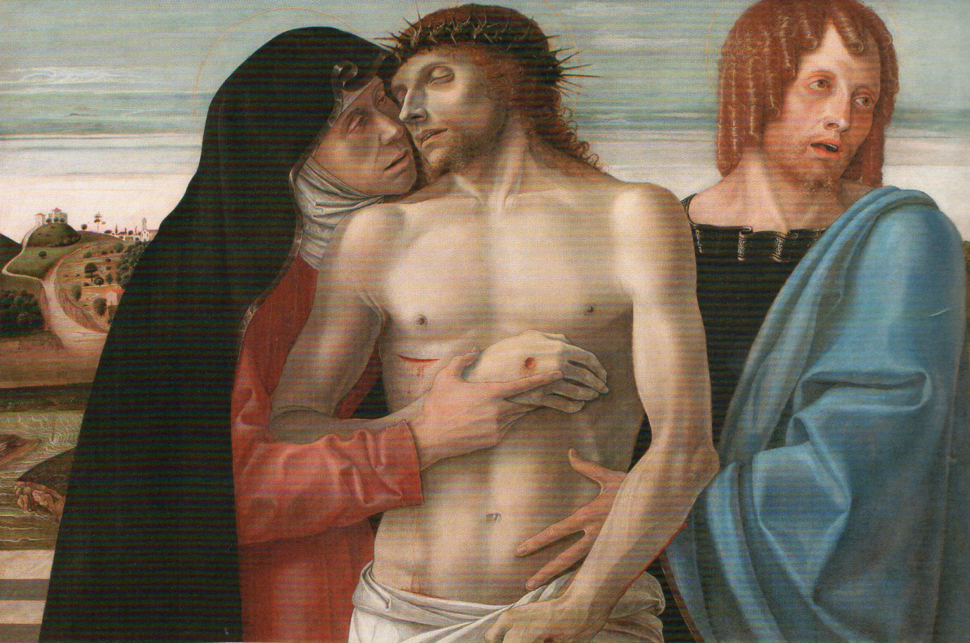 Cartolina Pietà, Giovanni Bellini - Bottega Brera 