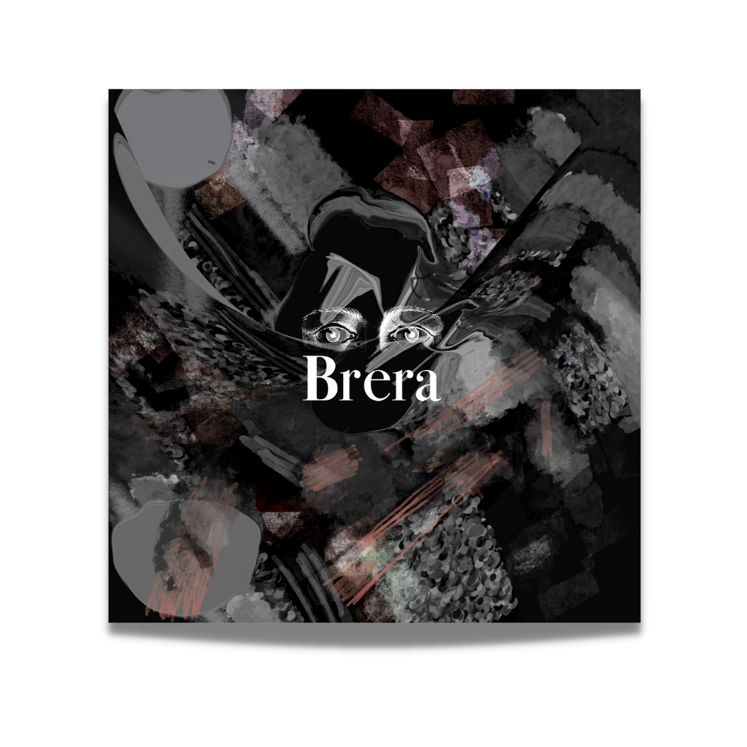 Foulard Limited Edition - Brera A Occhi Aperti - Nero