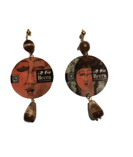 Earrings  Enfant gras Amedeo Modigliani, Limited Edition